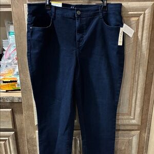 Style & Co. Women's Dark Blue Straight Leg Jeans